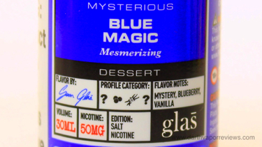 Glas Vapor Basix Series Nic Salts Blue Magic E-Liquid